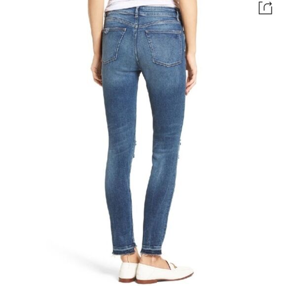 DL1961 Farrow High Rise Raw Hem Skinny Jeans - Picture 2 of 13